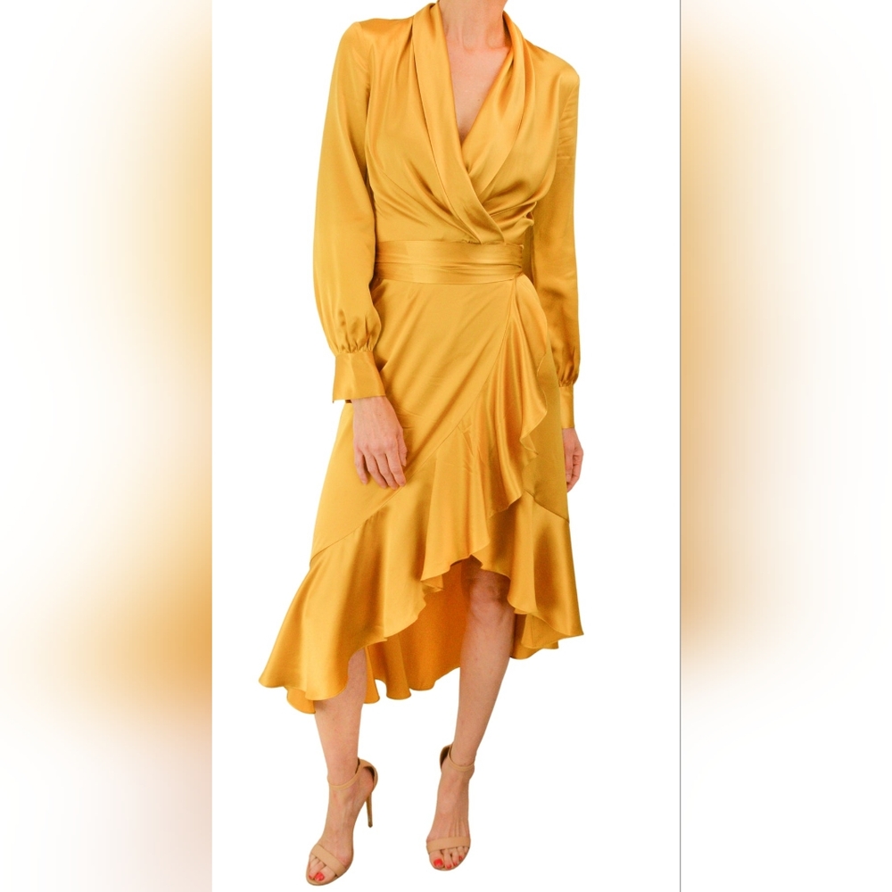 NWT Heros $650 wrap dress